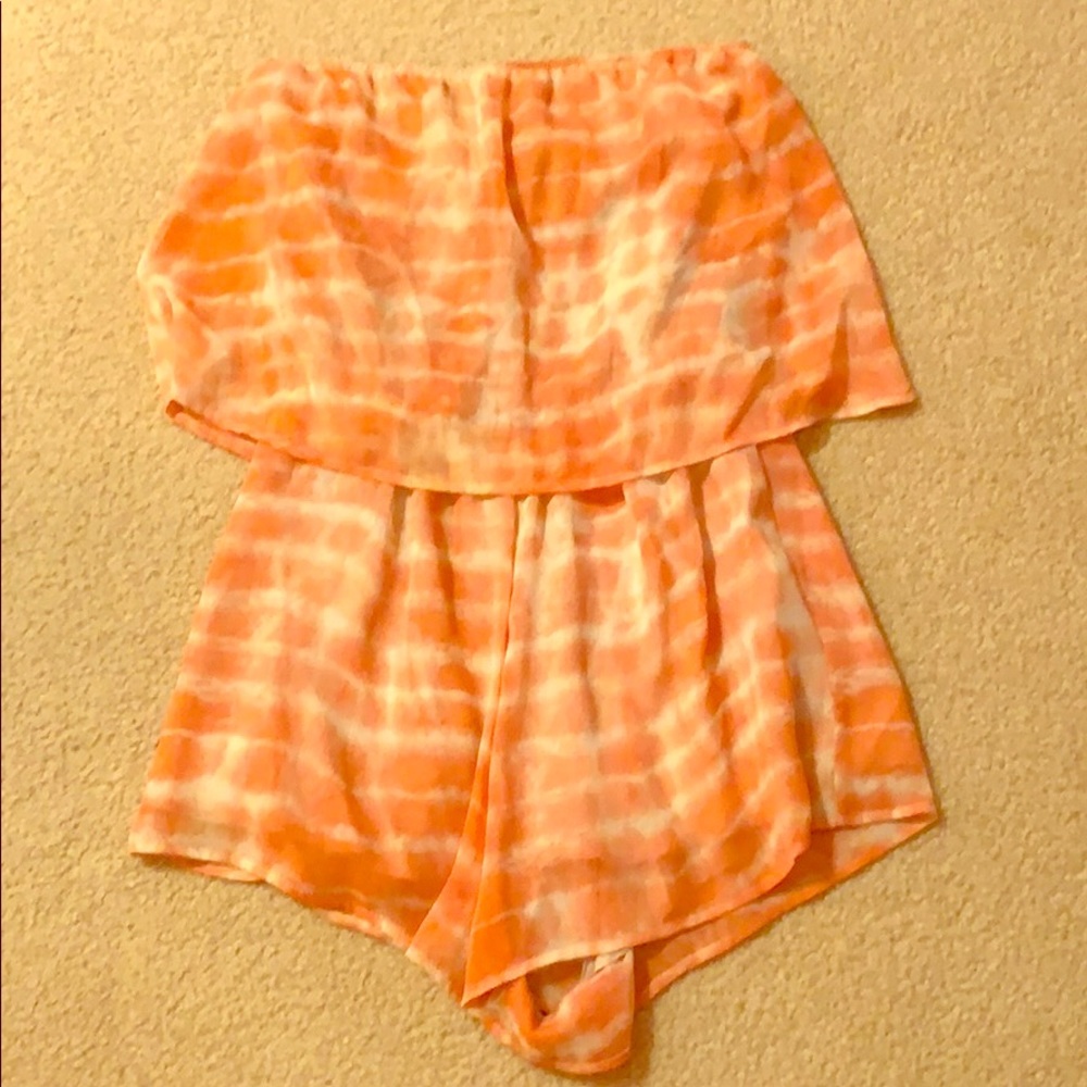 Honey Punch Pink Tie dye Romper